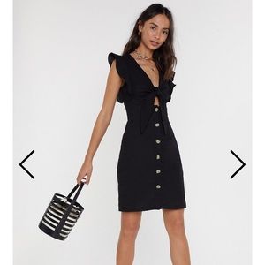 Tie Bust Button Down Nasty Gal Dress